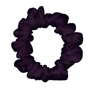 Purple silk Scrunchy