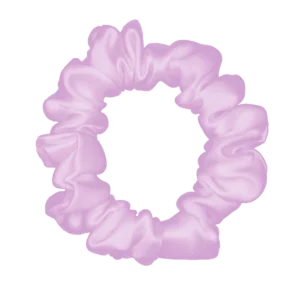 Pink silk Scrunchy