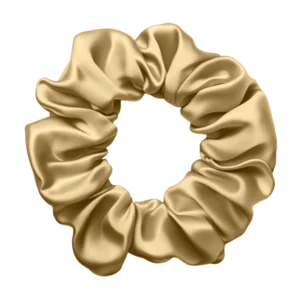 Gold Silk Scrunchy