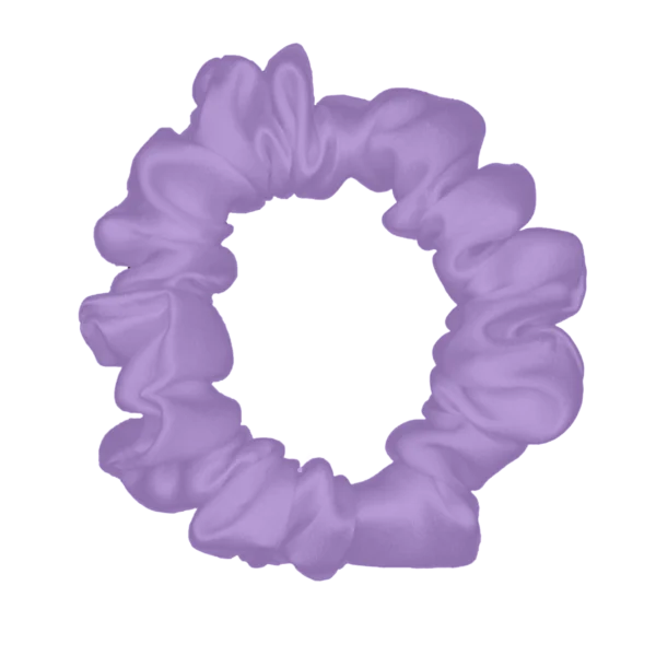 Velvet Violet 22-momme Silk Scrunchies