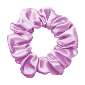 Pink Silk Scrunchy