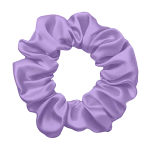 Violet 22-momme Silk Scrunchies