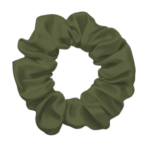 Olive Green scrunchie