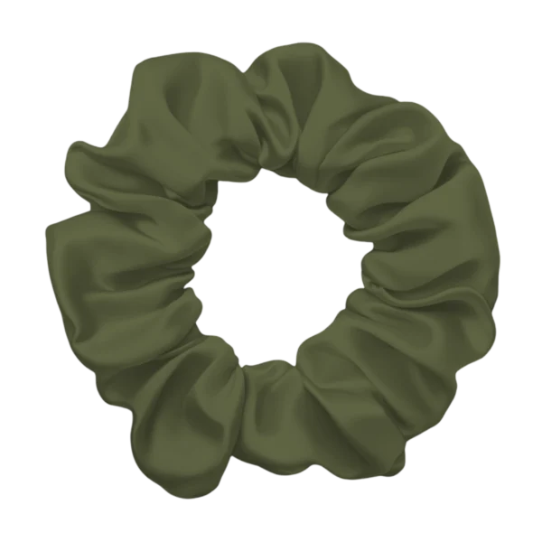 Olive Green scrunchie